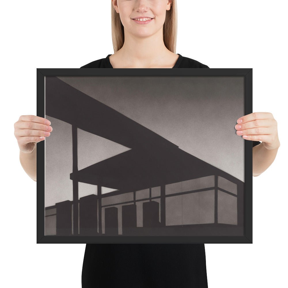 Smash by Edward Ruscha, Framed poster