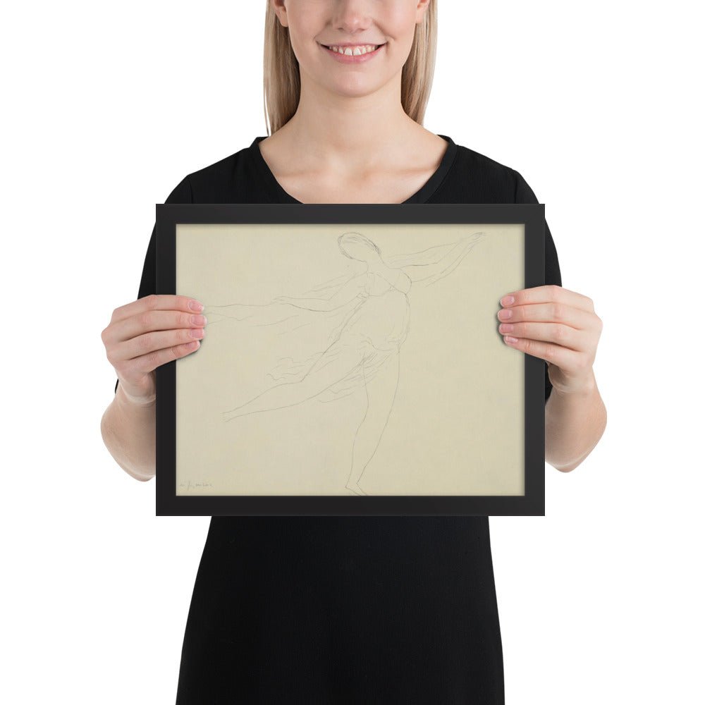 Souvenir of Isadora by André Dunoyer de Segonzac, Framed poster