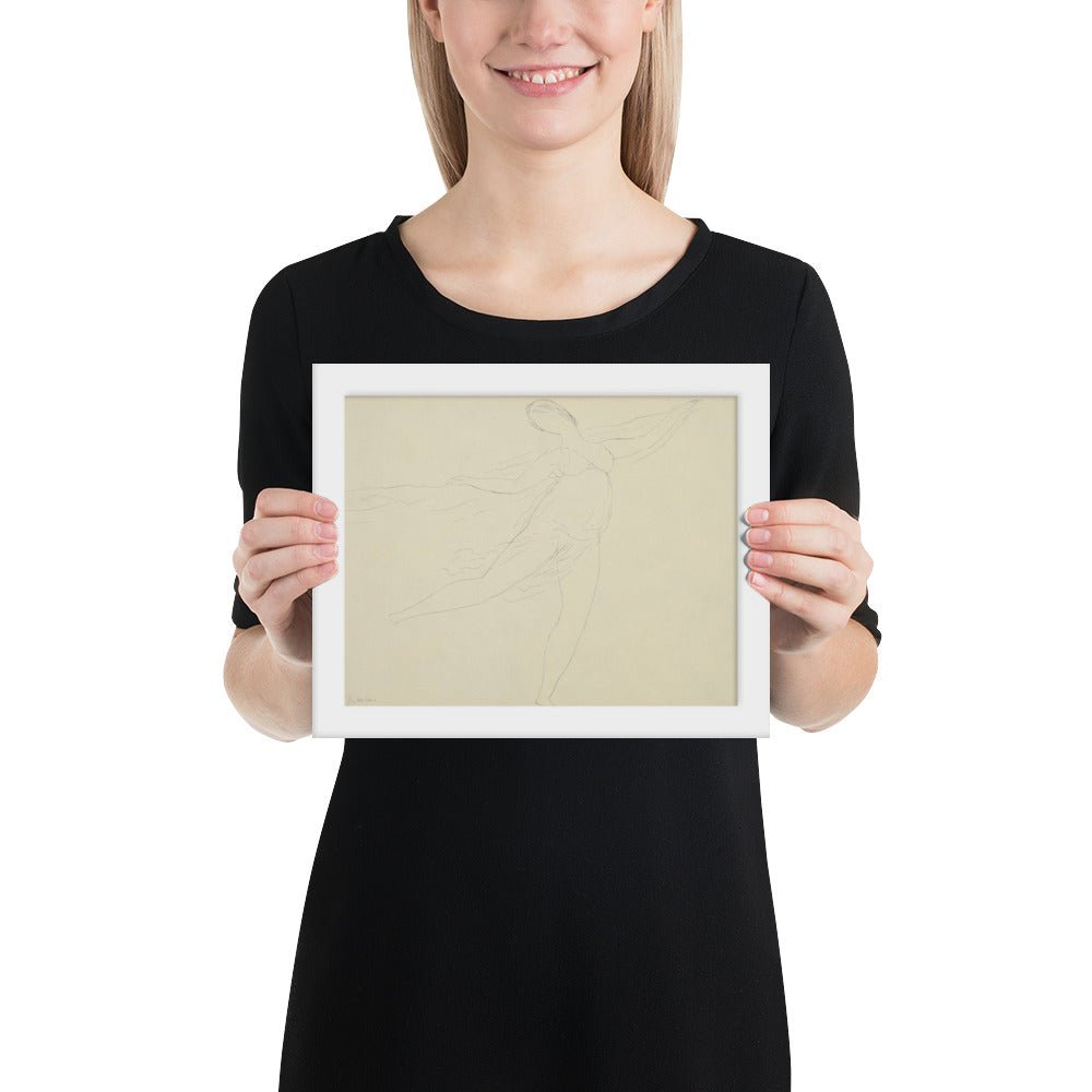 Souvenir of Isadora by André Dunoyer de Segonzac, Framed poster