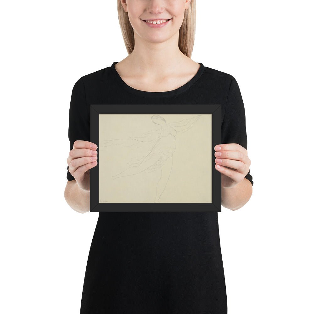 Souvenir of Isadora by André Dunoyer de Segonzac, Framed poster