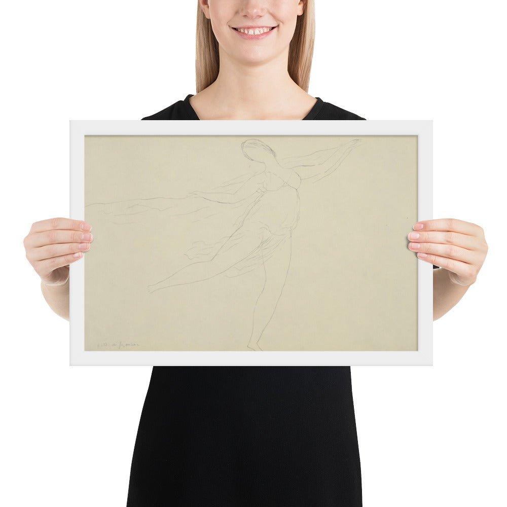 Souvenir of Isadora by André Dunoyer de Segonzac, Framed poster