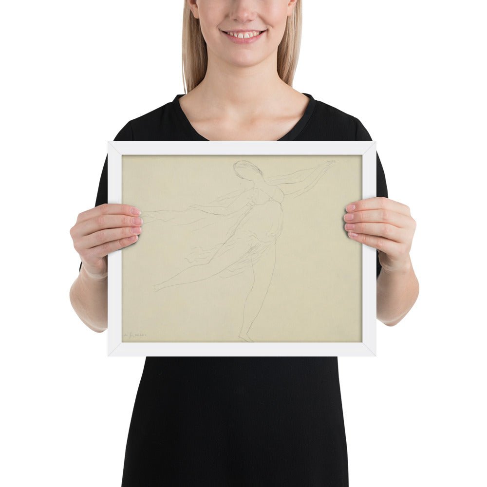 Souvenir of Isadora by André Dunoyer de Segonzac, Framed poster