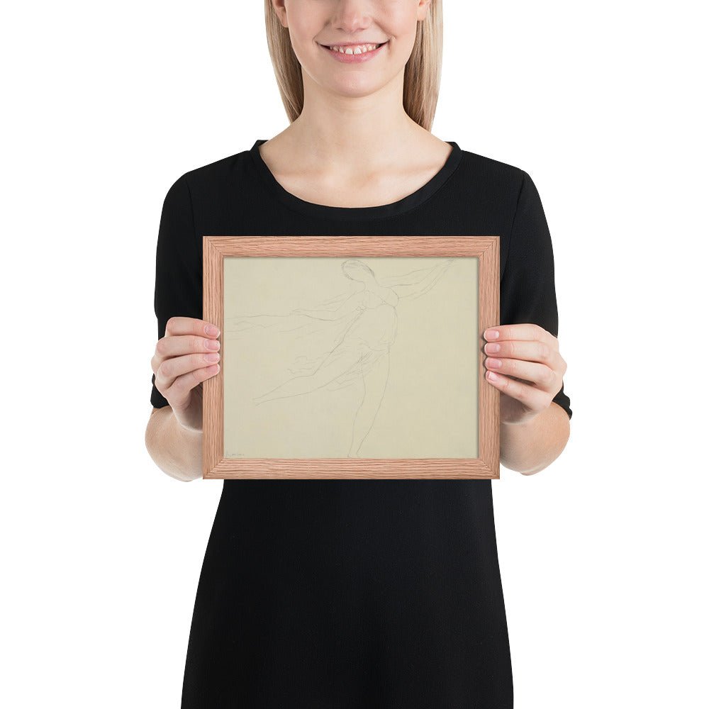 Souvenir of Isadora by André Dunoyer de Segonzac, Framed poster