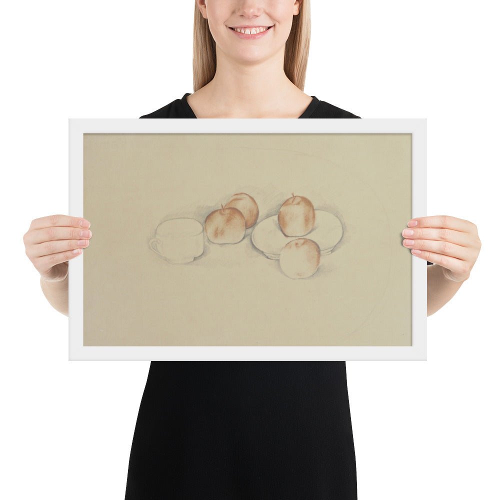 Still Life with Apples by André Derain, Framed poster