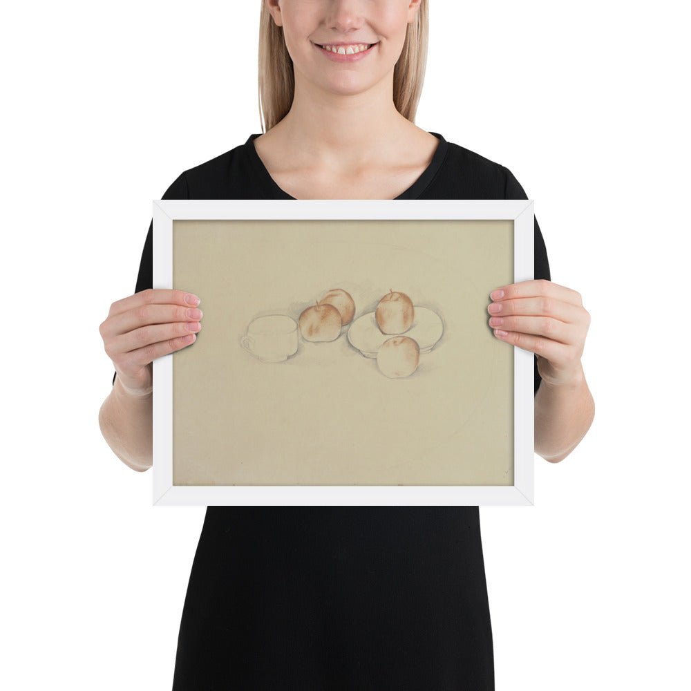 Still Life with Apples by André Derain, Framed poster
