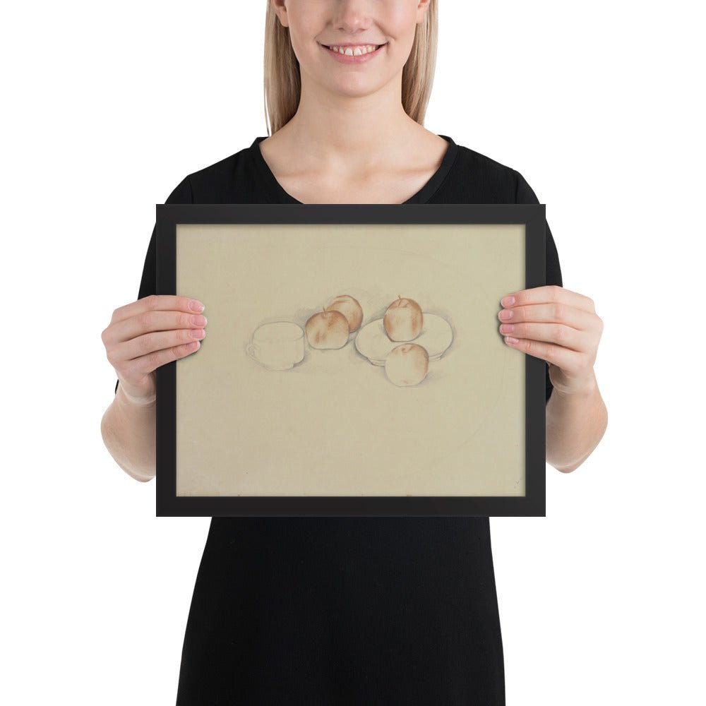 Still Life with Apples by André Derain, Framed poster