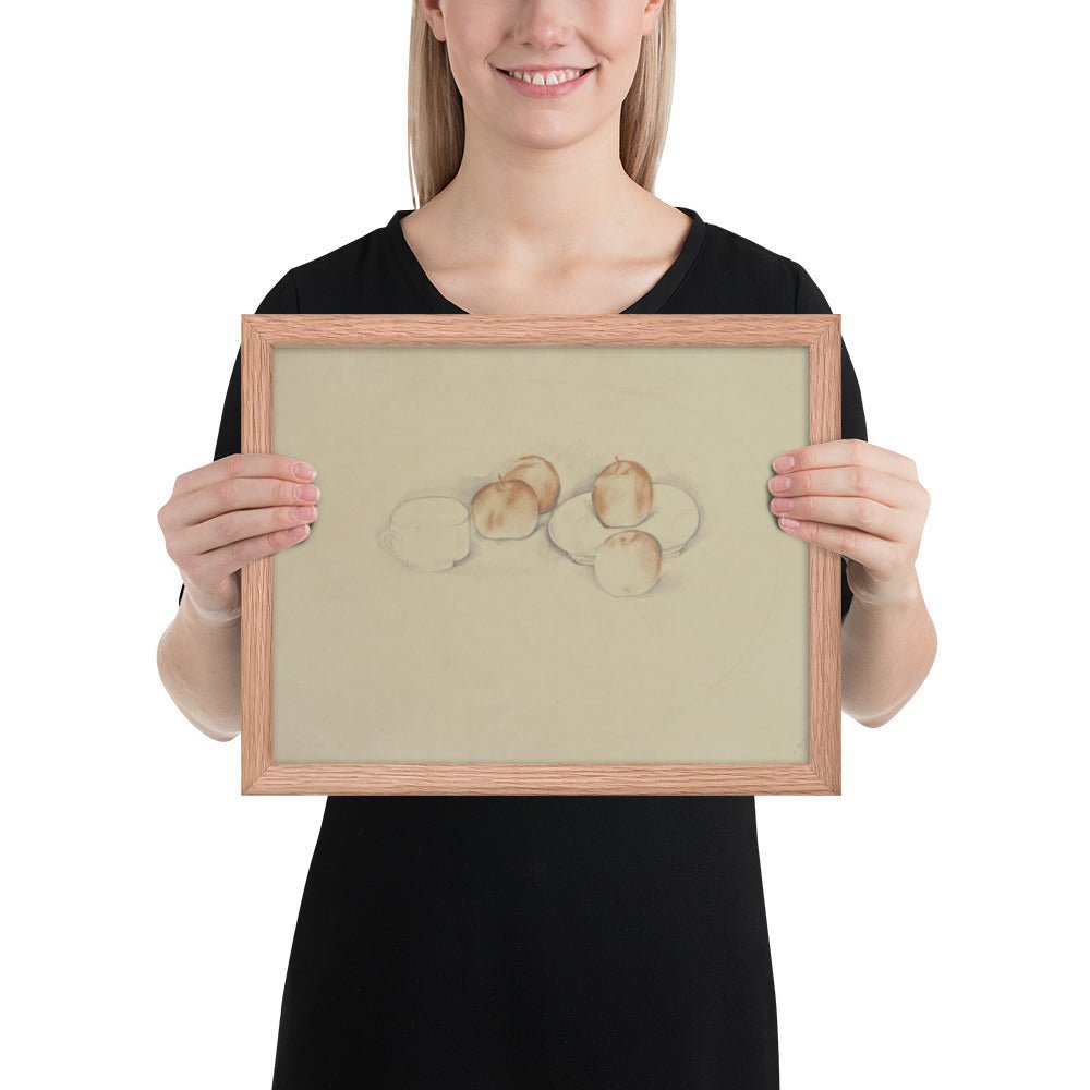 Still Life with Apples by André Derain, Framed poster