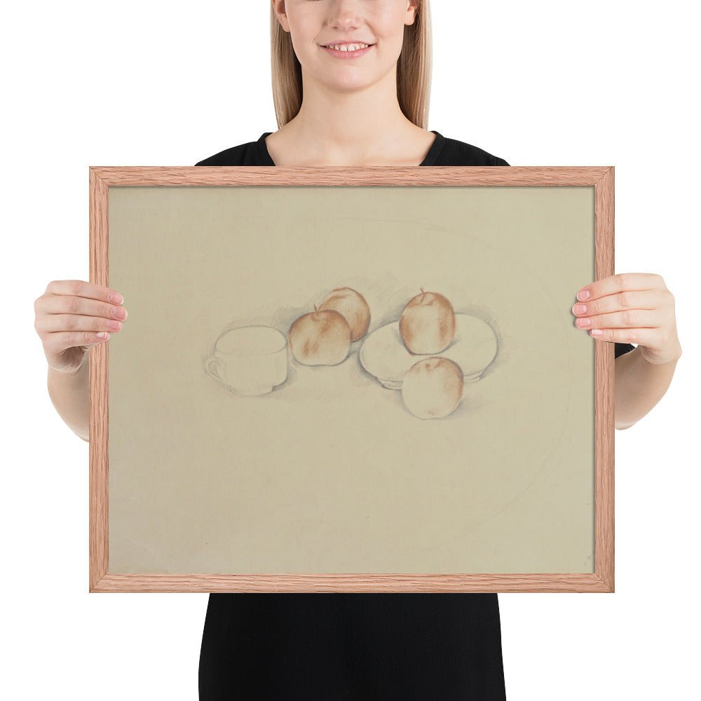Still Life with Apples by André Derain, Framed poster