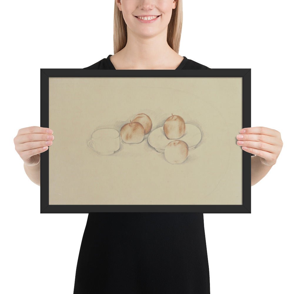 Still Life with Apples by André Derain, Framed poster