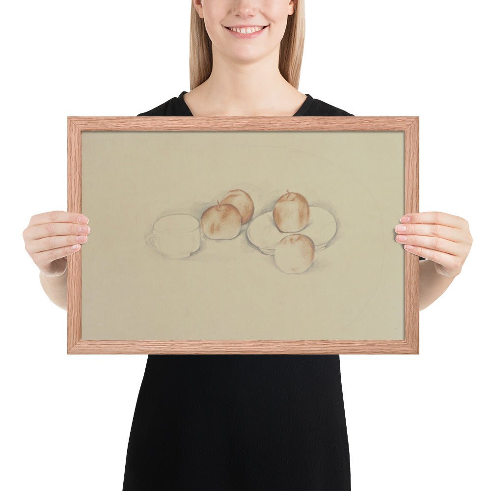 Still Life with Apples by André Derain, Framed poster