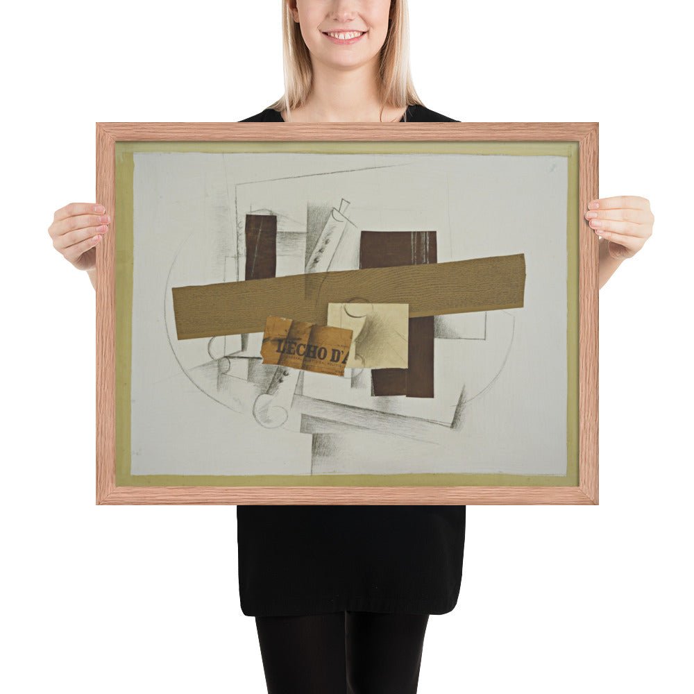 Still Life with Tenora by Georges Braque, Framed poster