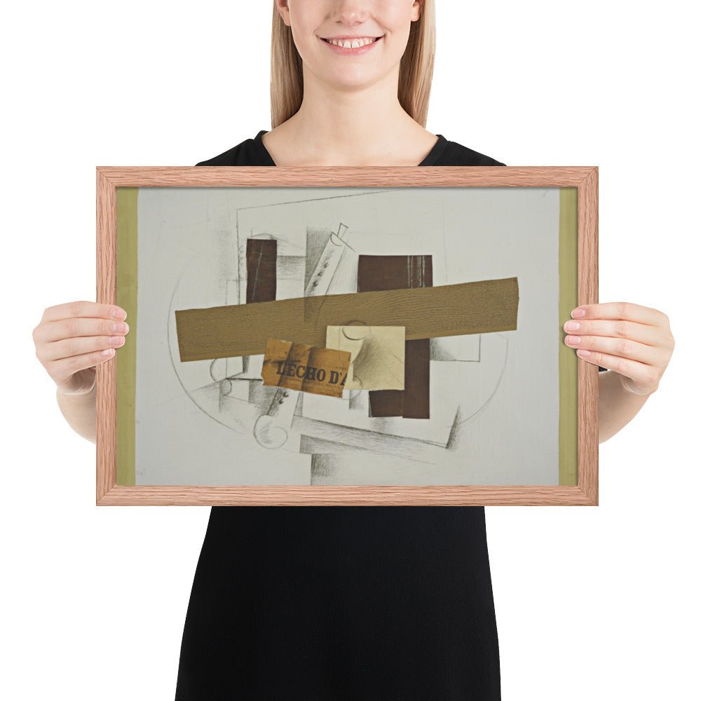 Still Life with Tenora by Georges Braque, Framed poster