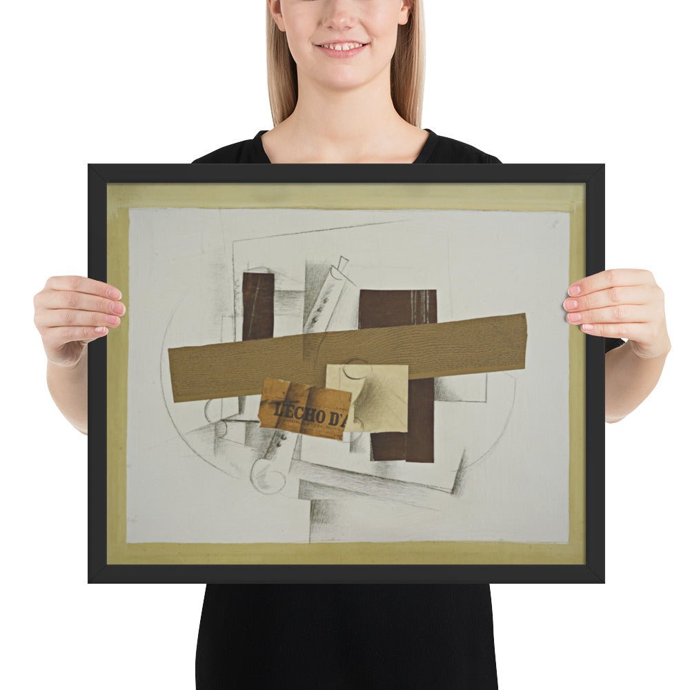Still Life with Tenora by Georges Braque, Framed poster