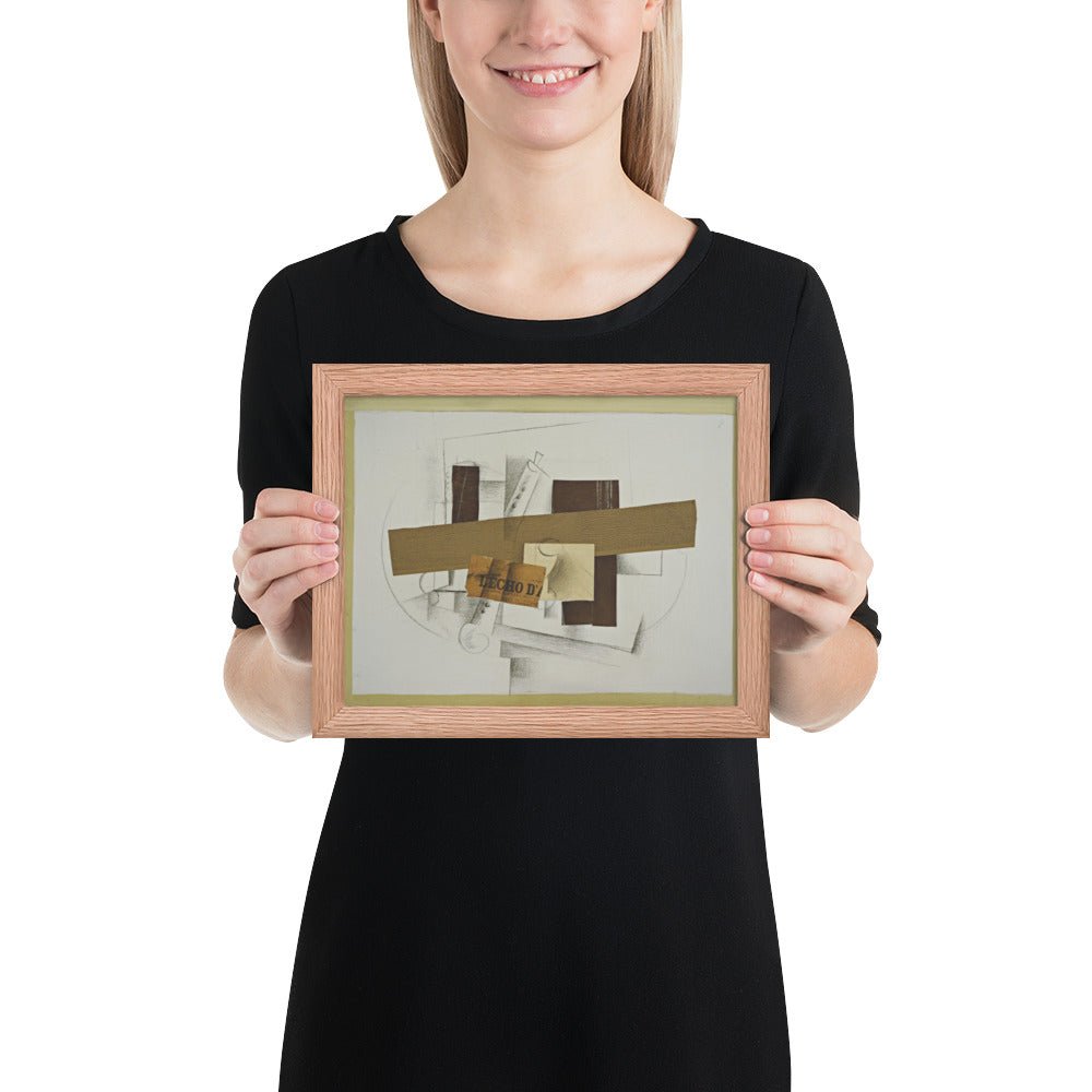 Still Life with Tenora by Georges Braque, Framed poster