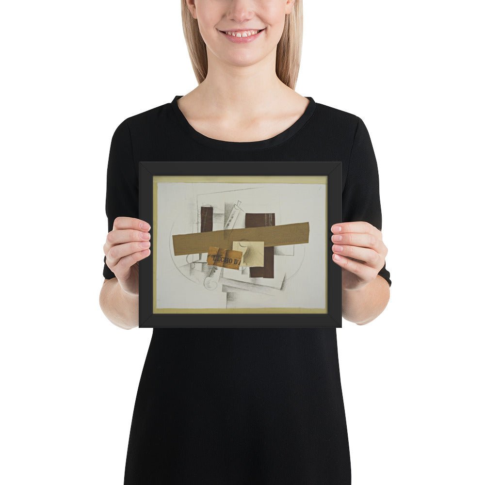 Still Life with Tenora by Georges Braque, Framed poster