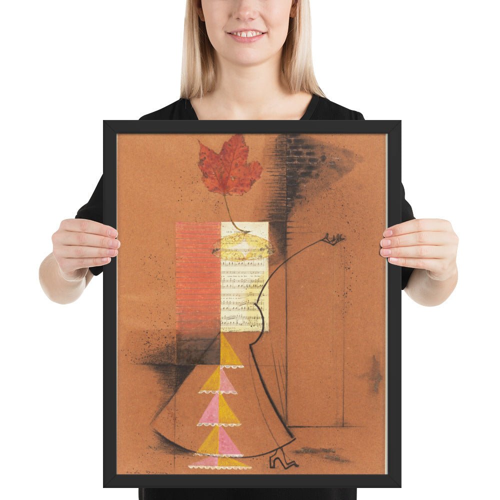 Street Singer by André Masson, Framed poster