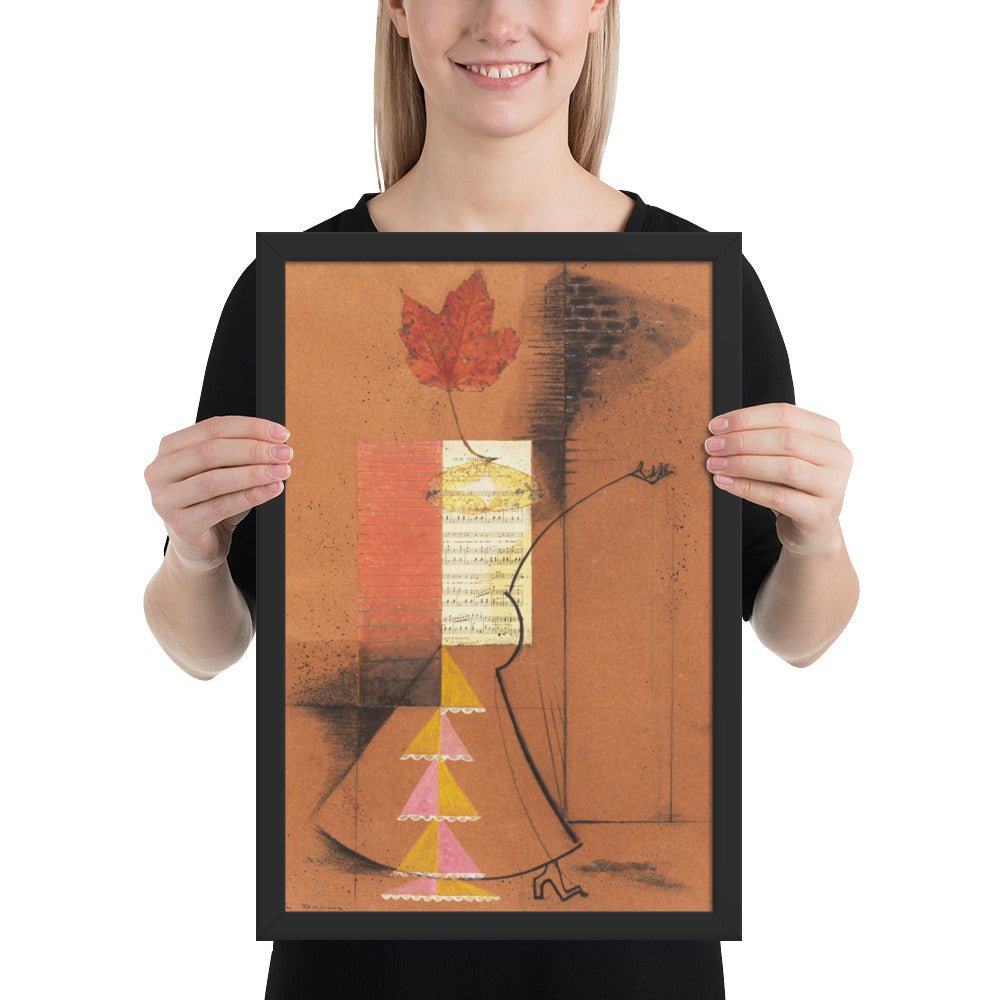 Street Singer by André Masson, Framed poster