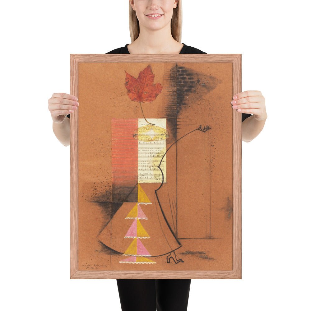 Street Singer by André Masson, Framed poster
