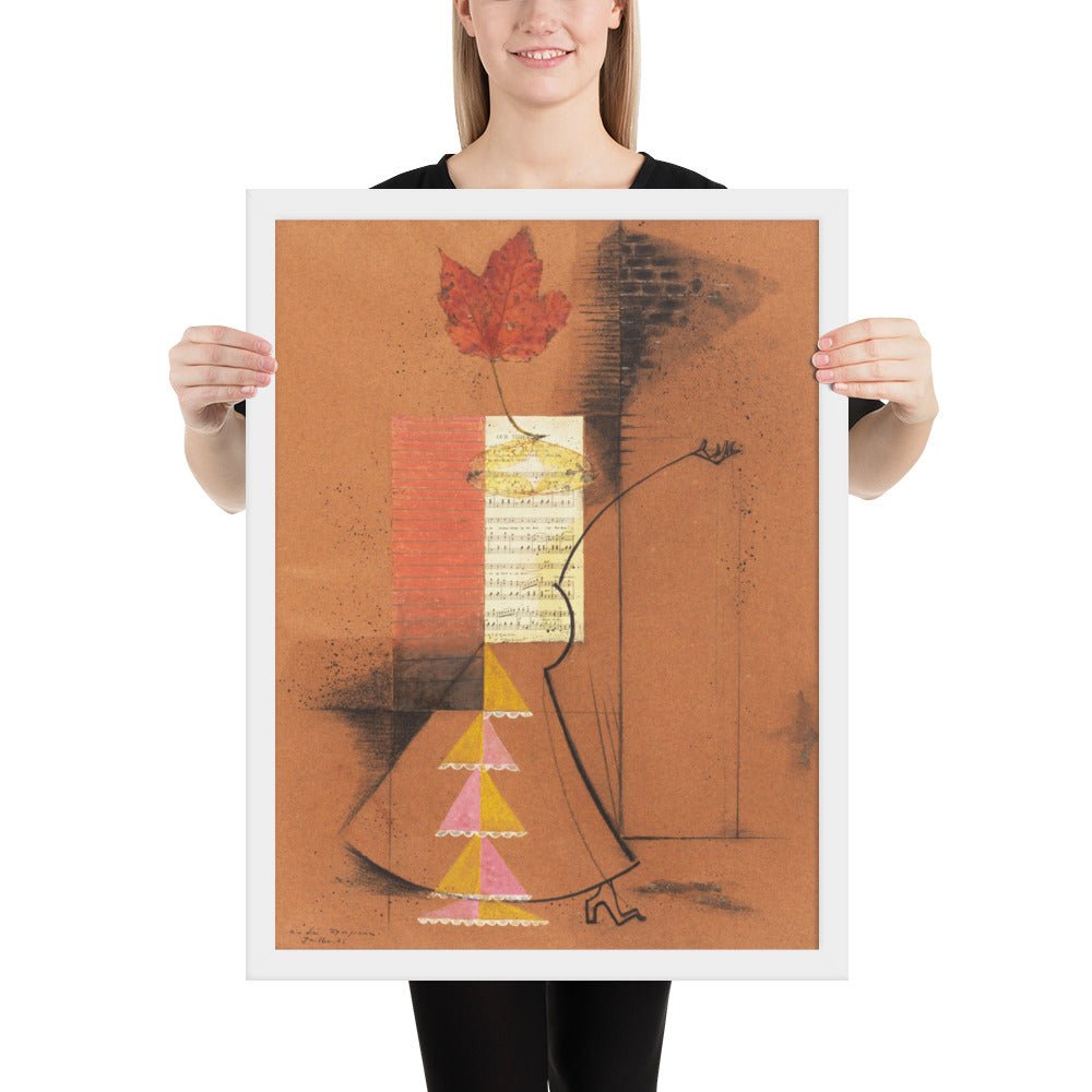 Street Singer by André Masson, Framed poster