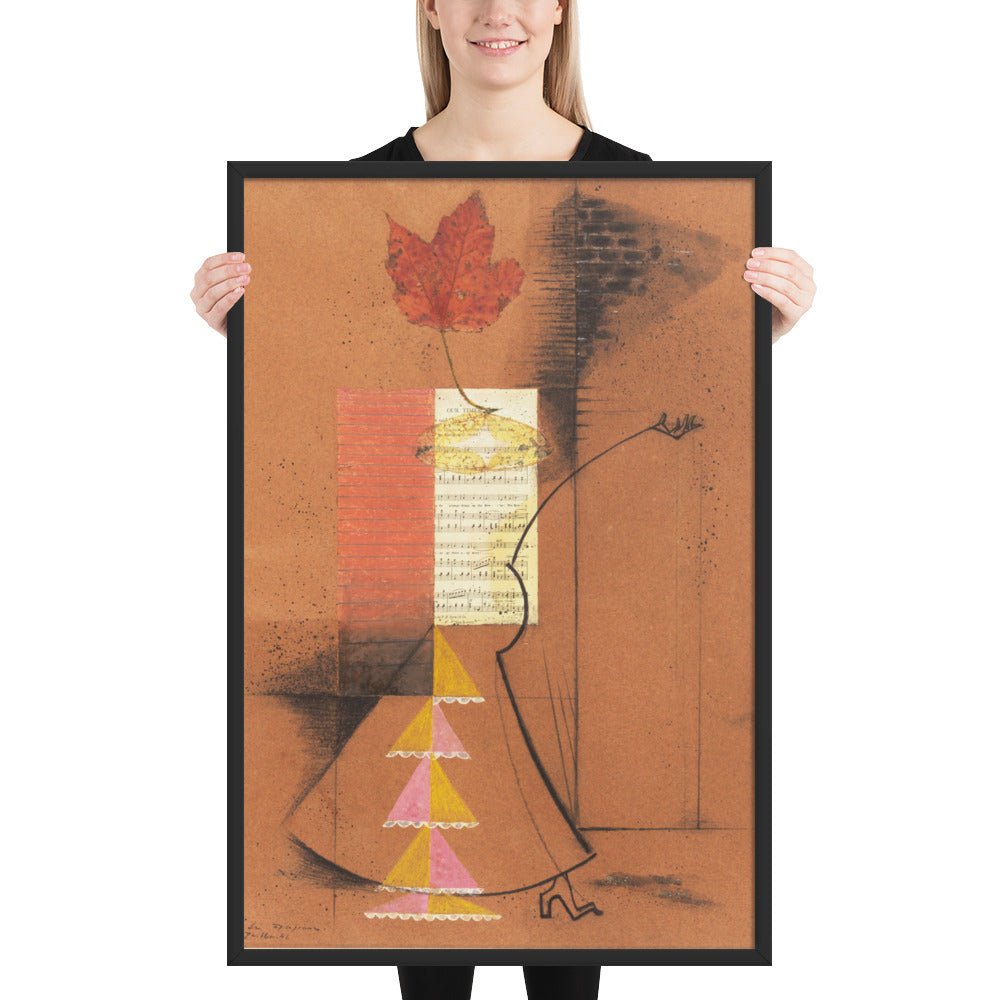 Street Singer by André Masson, Framed poster