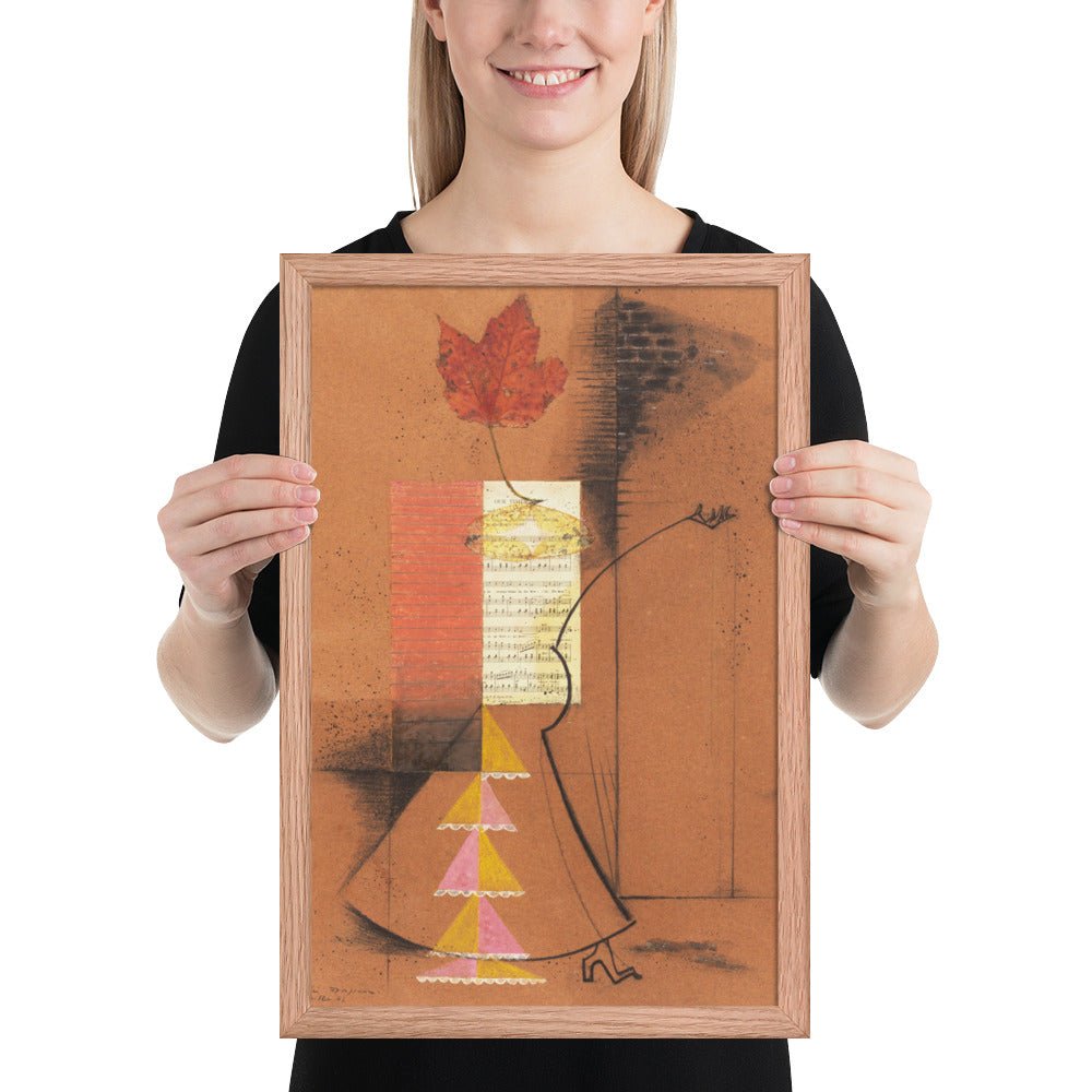 Street Singer by André Masson, Framed poster