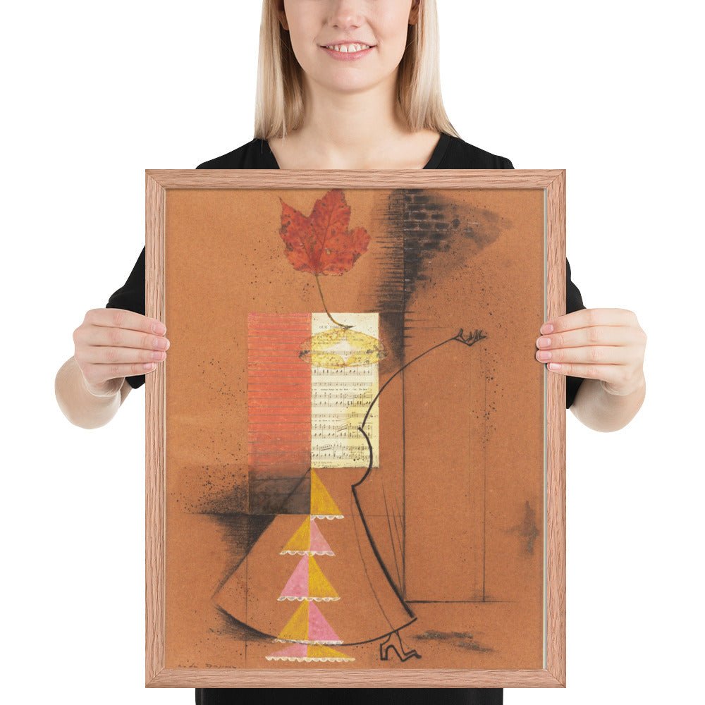Street Singer by André Masson, Framed poster