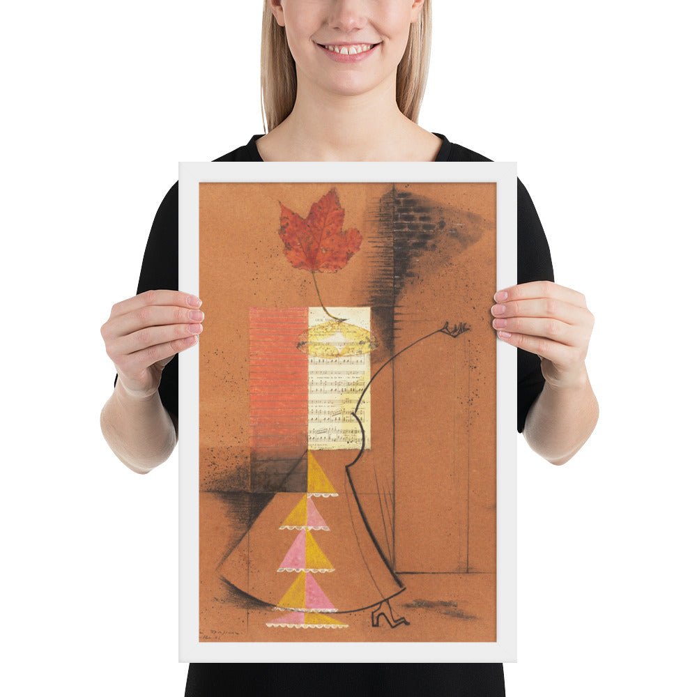 Street Singer by André Masson, Framed poster