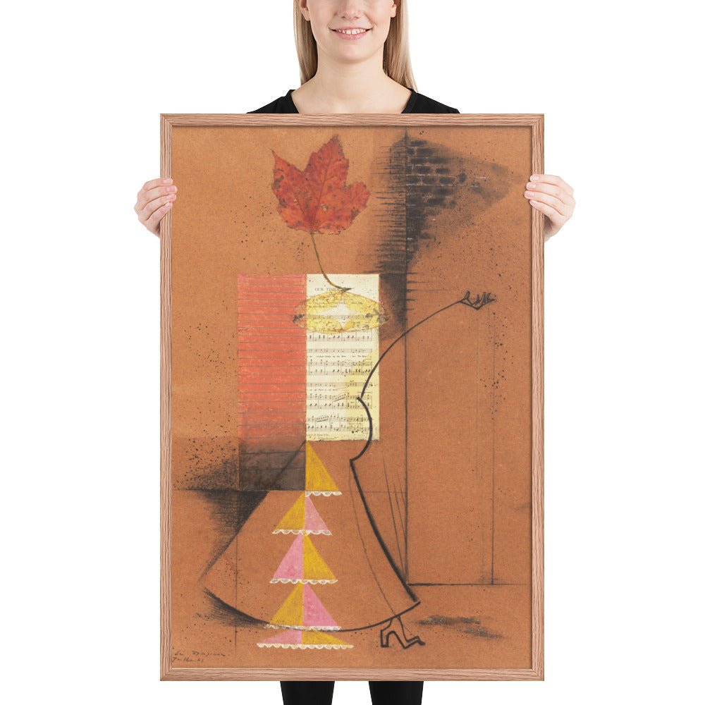 Street Singer by André Masson, Framed poster