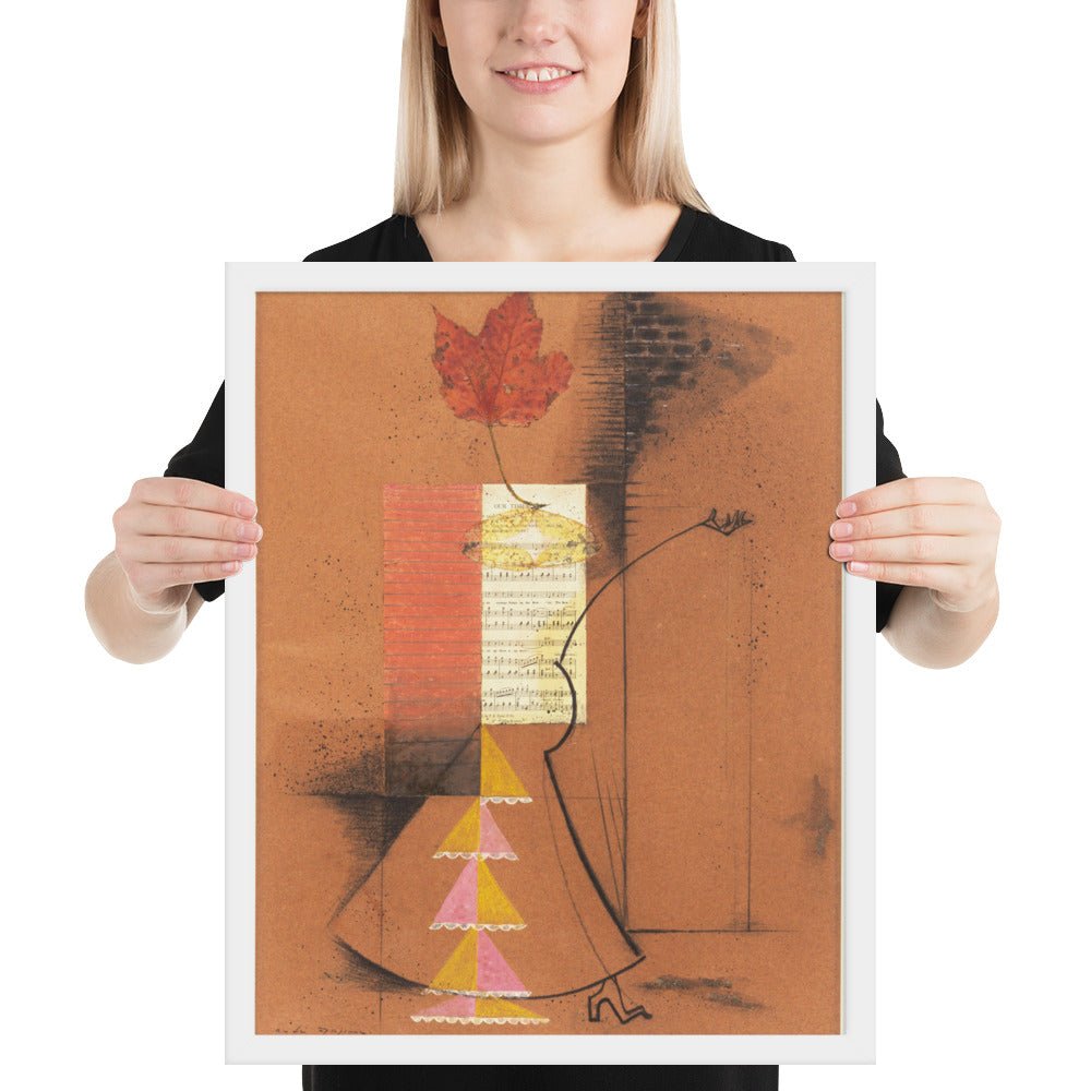 Street Singer by André Masson, Framed poster