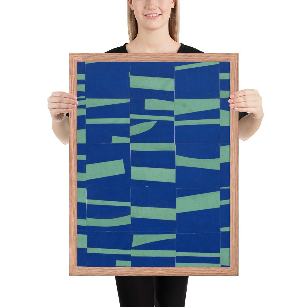 Study for Meschers by Ellsworth Kelly, Framed poster
