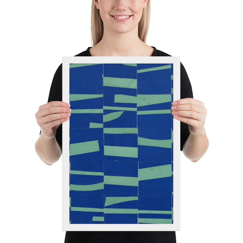 Study for Meschers by Ellsworth Kelly, Framed poster