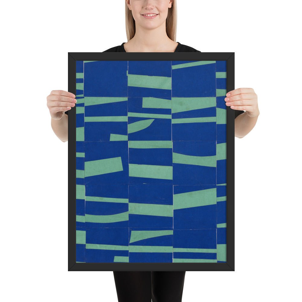 Study for Meschers by Ellsworth Kelly, Framed poster
