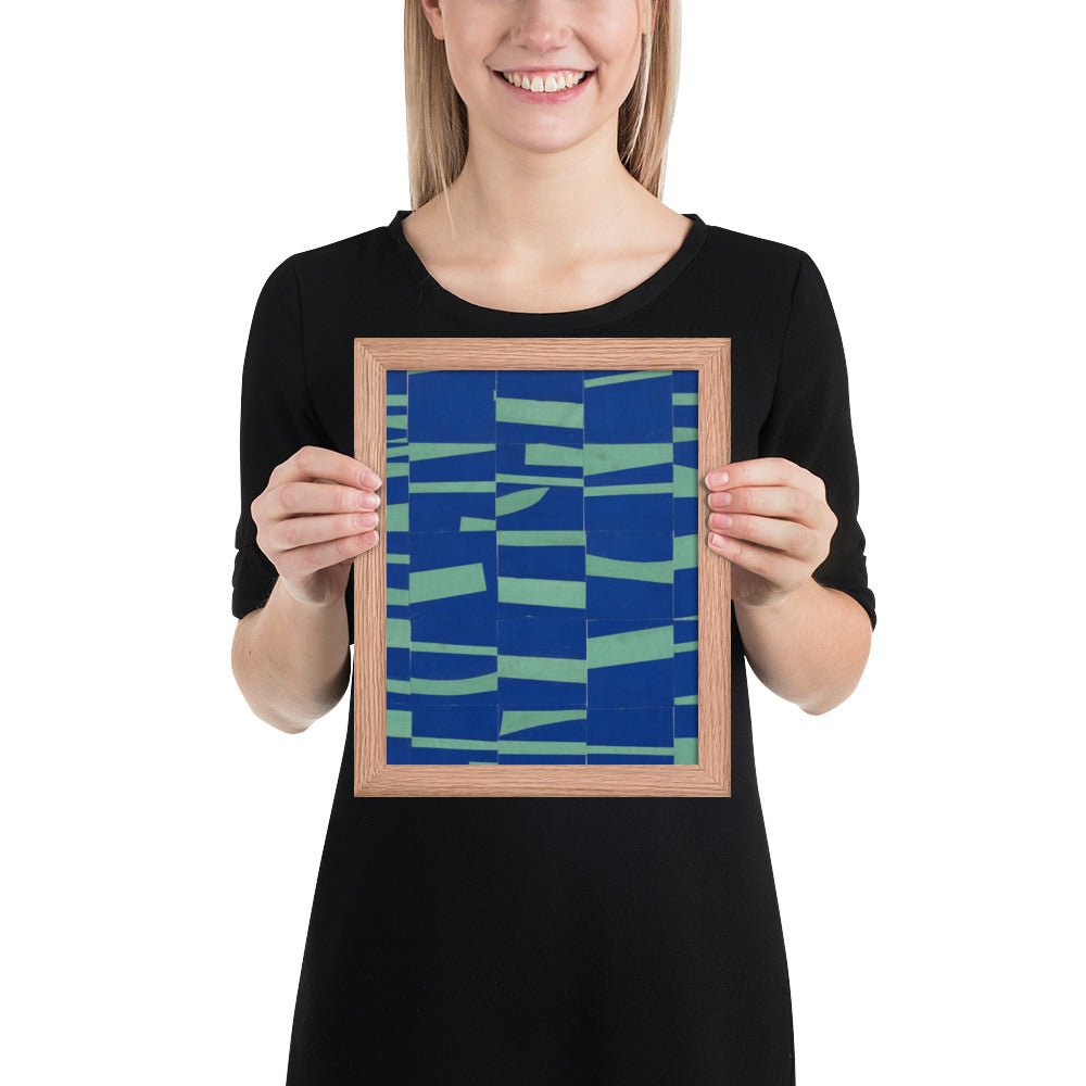 Study for Meschers by Ellsworth Kelly, Framed poster