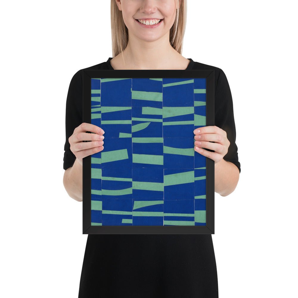 Study for Meschers by Ellsworth Kelly, Framed poster