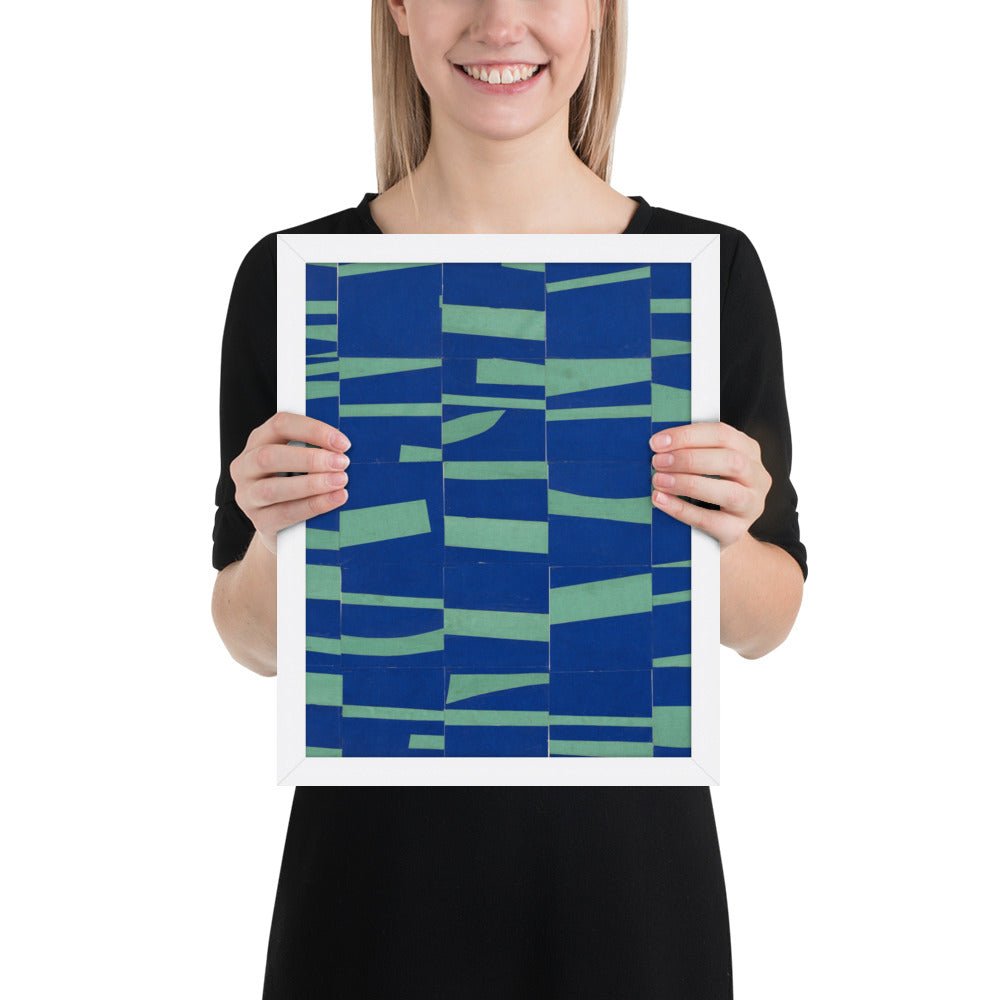Study for Meschers by Ellsworth Kelly, Framed poster