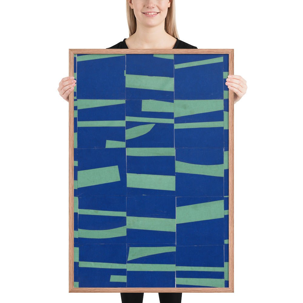 Study for Meschers by Ellsworth Kelly, Framed poster