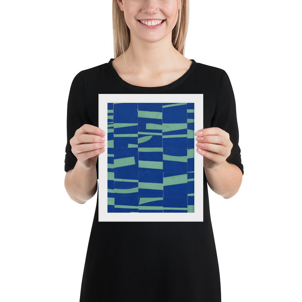 Study for Meschers by Ellsworth Kelly, Framed poster