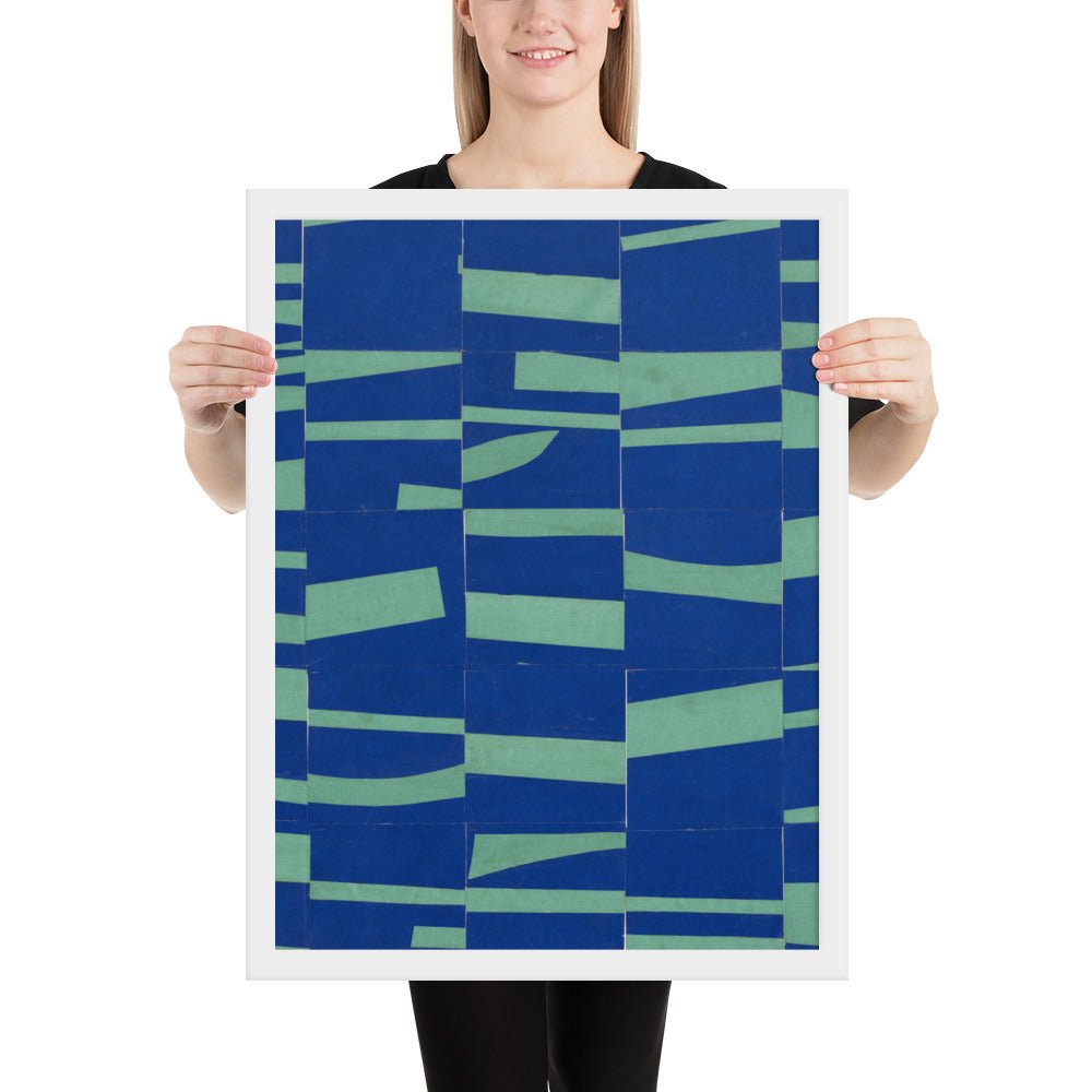 Study for Meschers by Ellsworth Kelly, Framed poster