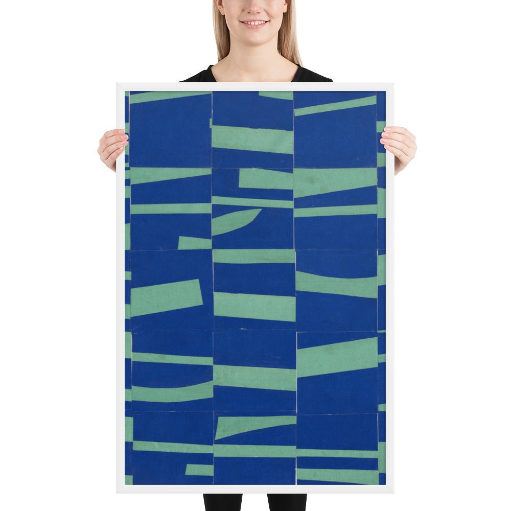 Study for Meschers by Ellsworth Kelly, Framed poster