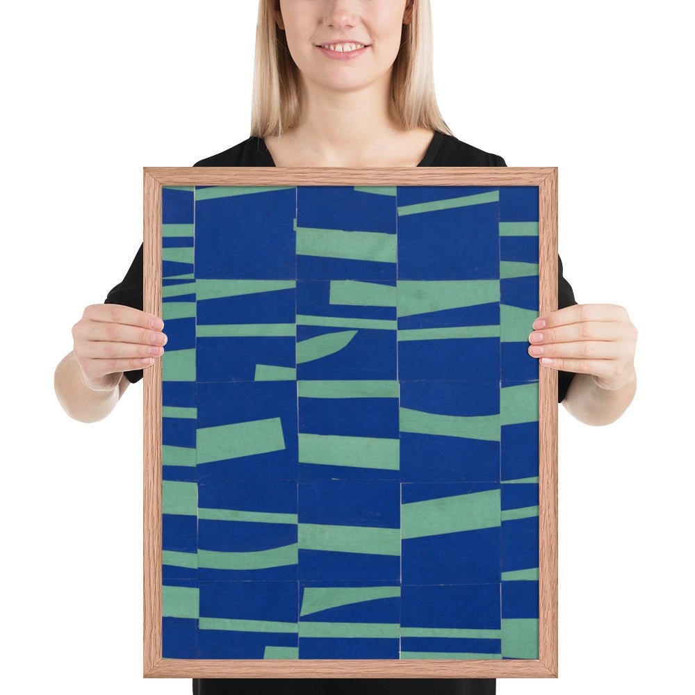 Study for Meschers by Ellsworth Kelly, Framed poster