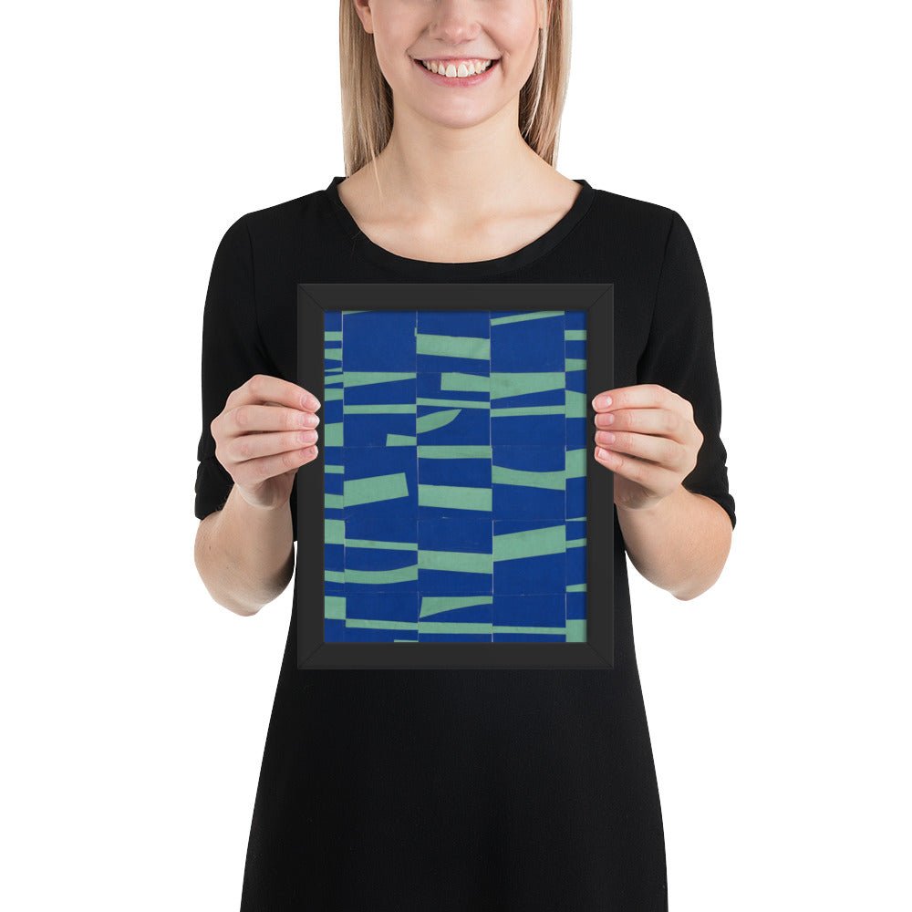 Study for Meschers by Ellsworth Kelly, Framed poster