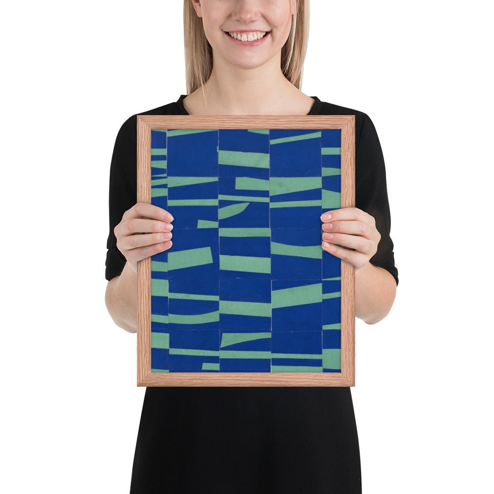 Study for Meschers by Ellsworth Kelly, Framed poster