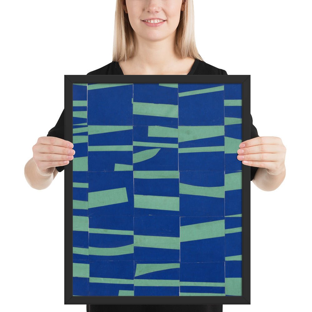Study for Meschers by Ellsworth Kelly, Framed poster
