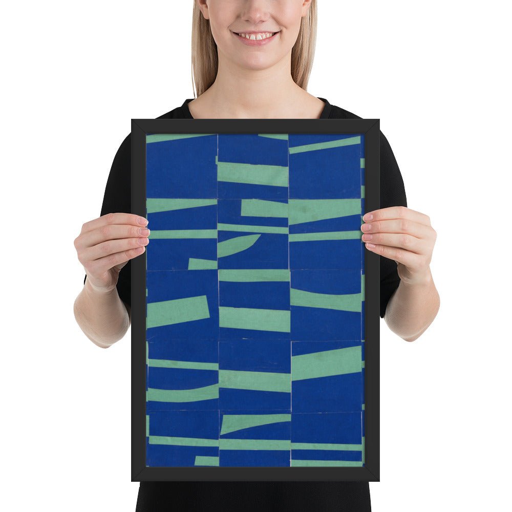 Study for Meschers by Ellsworth Kelly, Framed poster