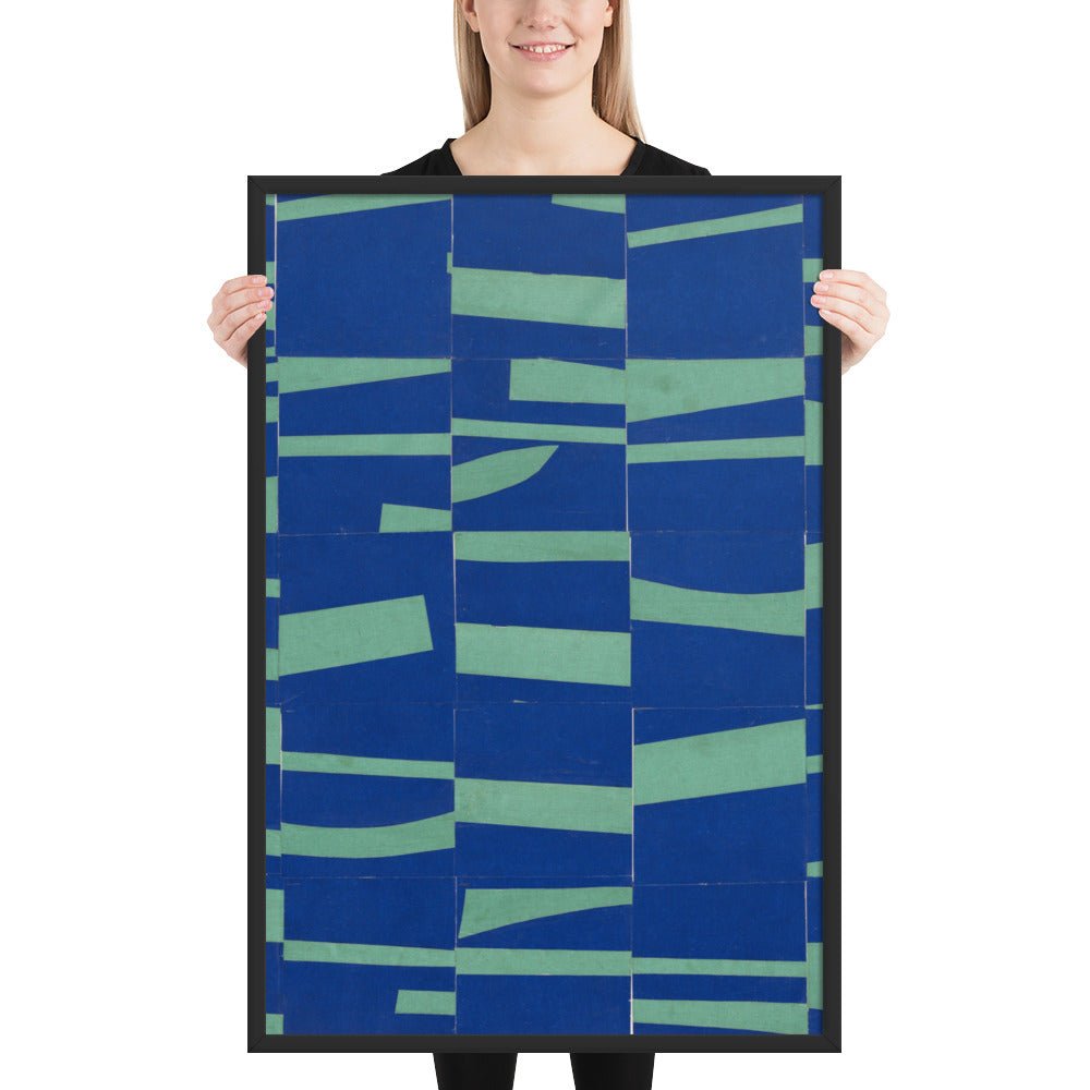 Study for Meschers by Ellsworth Kelly, Framed poster