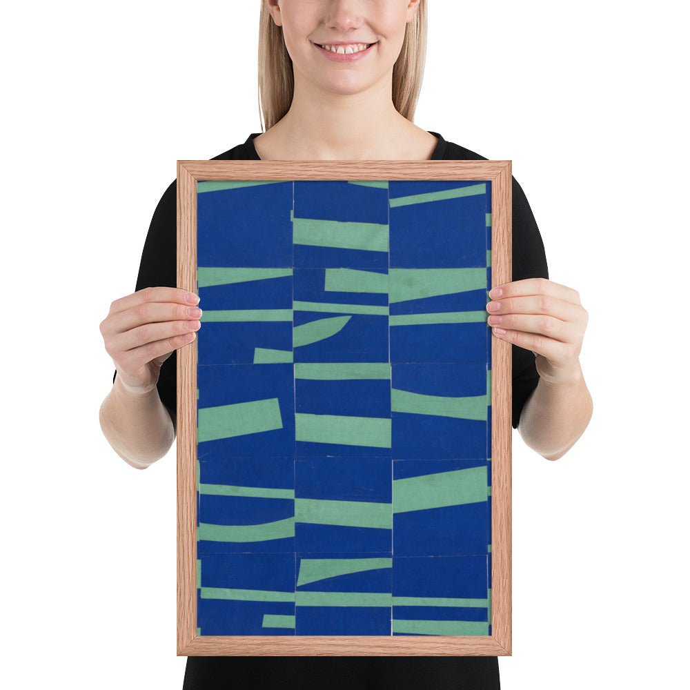 Study for Meschers by Ellsworth Kelly, Framed poster