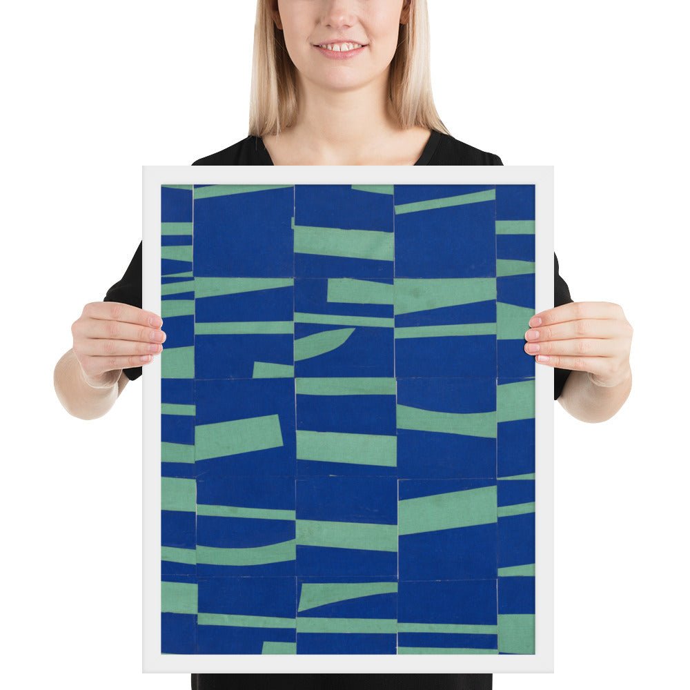 Study for Meschers by Ellsworth Kelly, Framed poster