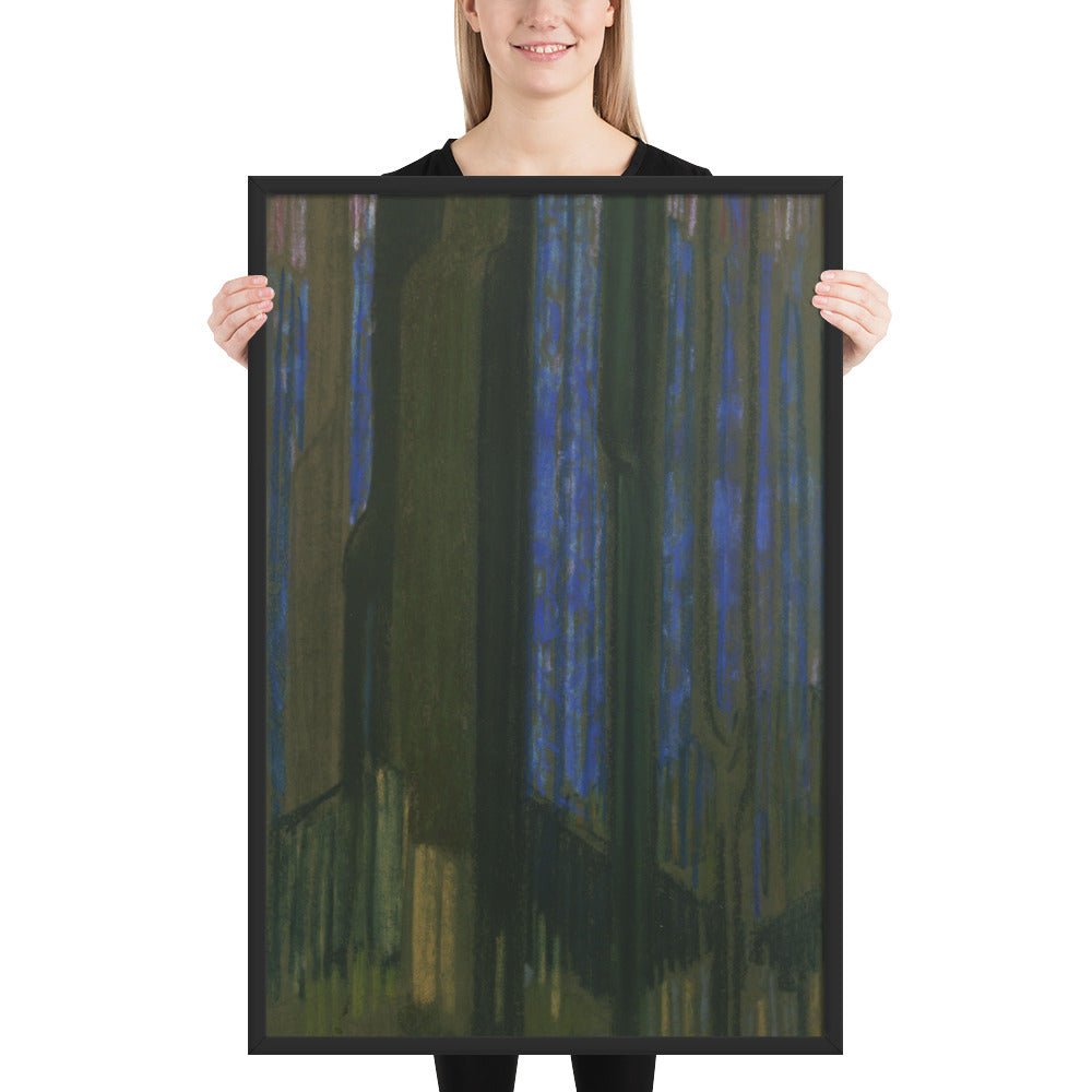Study in Verticals by Frantisek Kupka , Framed poster