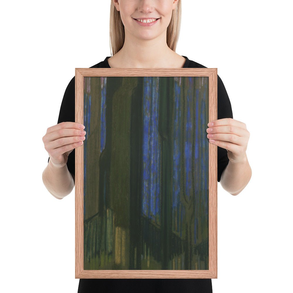 Study in Verticals by Frantisek Kupka , Framed poster