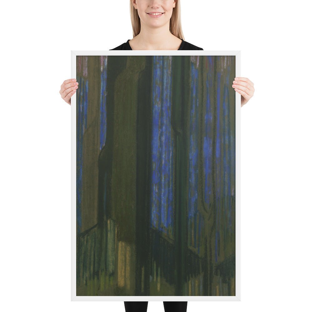 Study in Verticals by Frantisek Kupka , Framed poster